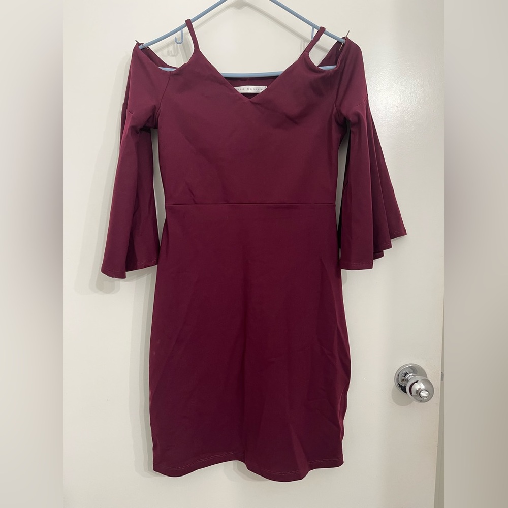 NWOT Susana Monaco Burgundy dress